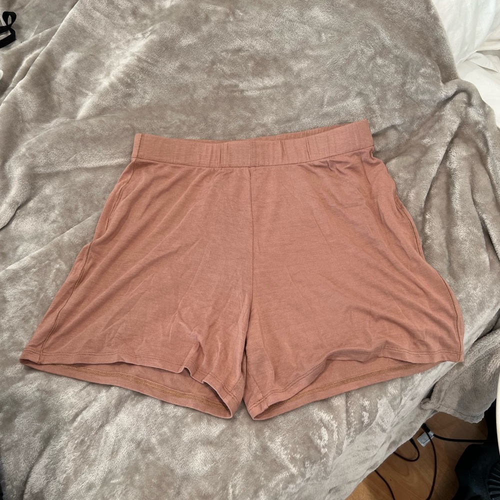 Skims High Waisted PJ Shorts